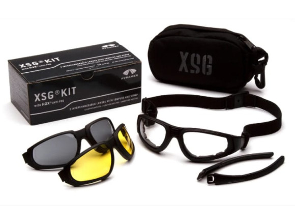 Очки защитные с сменными линзами Pyramex XSG Kit (сменные линзы), Anti-Fog