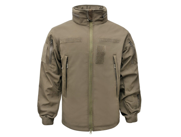 Демісезонна тактична куртка Soft Shell STALKER OLIVE олива WinTac