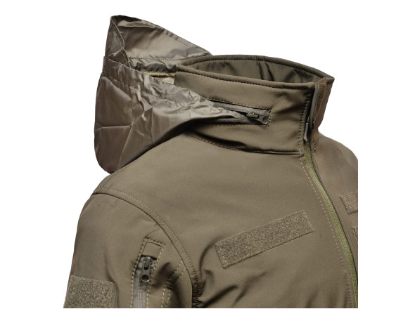 Демісезонна тактична куртка Soft Shell STALKER OLIVE олива WinTac - L 3