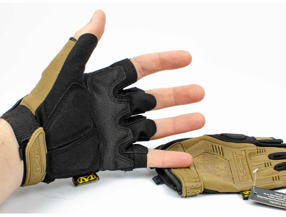 Тактические перчатки Mechanix mpact беспалые Tan койот - XXL 2