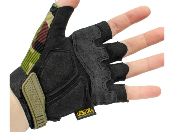 Тактические перчатки Mechanix mpactcamo беспалые - M 2