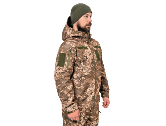 Тактическая куртка Soft Shell VIKING MM14 пиксель WinTac - XS 6