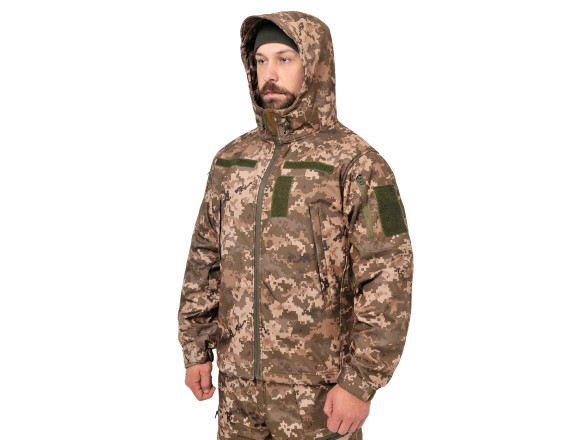 Тактическая куртка Soft Shell VIKING MM14 пиксель WinTac - XS 4