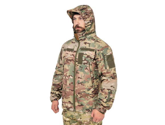 Демісезонна тактична куртка WinTac Soft Shell STALKER мультикам - L 4
