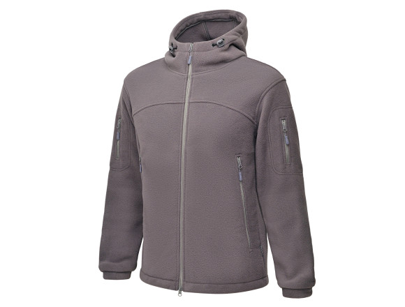 Тактическая флисовая кофта с капюшоном Winter Frost 340 гр/м Gray - WinTac