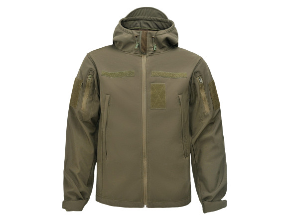 Тактическая куртка Soft Shell VIKING OLIVE олива WinTac - XS 4