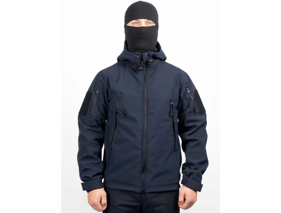 Тактична куртка Soft Shell VIKING DARK NAVY BLUE темно-синя WinTac - XS 5