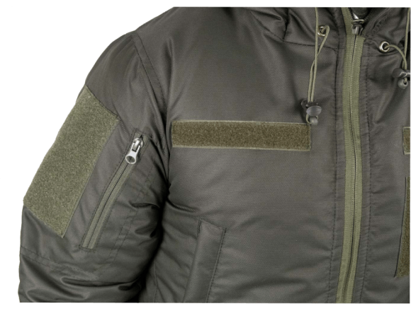 Зимова куртка STALKER WINTER ARMOR OLIVE VELCRO олива - CamForma 3
