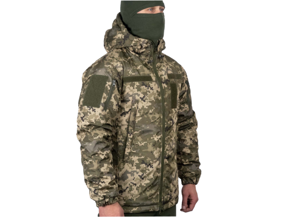 Зимова куртка STALKER WINTER ARMOR ММ14 VELCRO піксель - CamForma 1