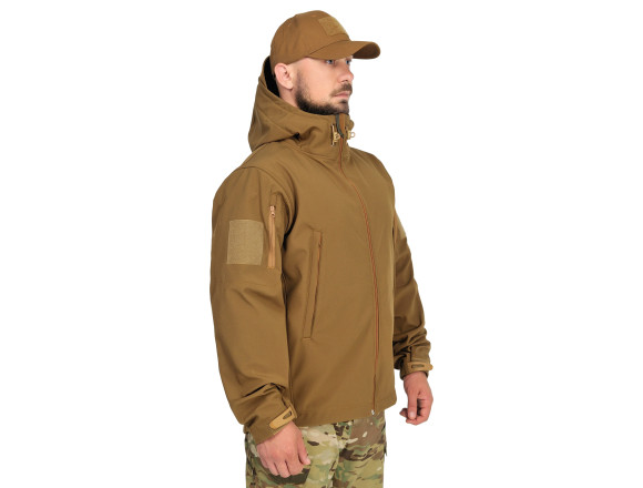 Тактична куртка Soft Shell VIKING COYOTE койот WinTac - 3XL 5