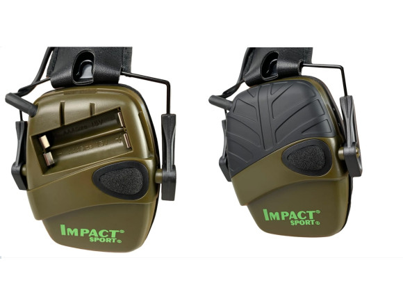 Навушники активні Impact Sport умозаглушувальні Olive 3