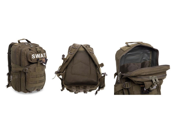 Рюкзак SILVER KNIGHT Khaki 25 л 3Р SWAT хакі