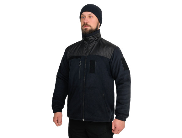 Тактична флісова кофта Jacket Dark blue Ultrasoft М-300 темно-синя WinTac - M 1